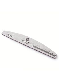 Inveray Nail File 180/240 Halfmoon Grey