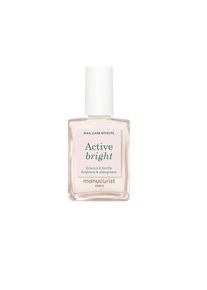 manucurist Active&trade; Bright, Pečuj&iacute;c&iacute; a rozjasňuj&iacute;c&iacute; lak na nehty, 15 ml