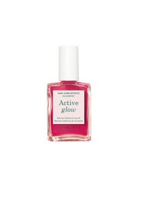manucurist Active Glow&trade; Blueberry,Pečuj&iacute;c&iacute; a posiluj&iacute;c&iacute; lak na nehty, 15 ml