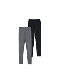 Tchibo - Dětsk&eacute; leg&iacute;ny - pro d&iacute;vky - vel. 146/152 - barva: čern&aacute;