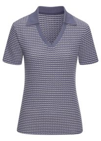 Vivance Ženy Tričko marine modr&aacute; / př&iacute;rodn&iacute; b&iacute;l&aacute; XXS/XS