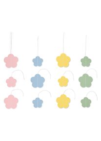 Tchibo - Pap&iacute;rov&eacute; květinov&eacute; ozdoby - barva: modr&aacute;