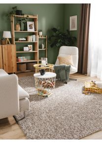 benuta nest Prateln&yacute; koberec Enzo Taupe 120x170 cm0000 Taupe Jednobarevn&yacute;