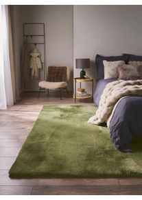 benuta nest Uměl&eacute; kož&iacute;&scaron;kov&eacute; koberce Dave Zelen&aacute; 160x230 cm0000 Zelen&aacute; Jednobarevn&yacute;