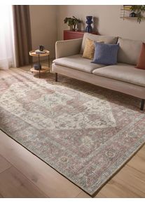 benuta nest Koberec Lorenzo Kr&eacute;mov&aacute;/Červen&aacute; 120x170 cm0000 Kr&eacute;mov&aacute;/Červen&aacute; Ornament,Vintage