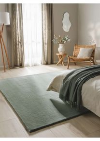 benuta nest Vlněn&yacute; koberec Bent Zelen&aacute; 120x170 cm0000 Zelen&aacute; Jednobarevn&yacute;