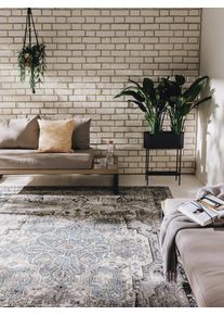 benuta nest Vnitřn&iacute; a venkovn&iacute; koberec Artis &Scaron;ed&aacute; 120x180 cm0000 &Scaron;ed&aacute; Vintage