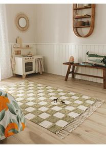 Lytte Dětsk&yacute; koberec Caro Zelen&aacute; 120x170 cm0000 Zelen&aacute; Geometrick&yacute;