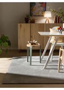 benuta nest Prateln&yacute; koberec Nina &Scaron;ed&aacute; 120x170 cm &Scaron;ed&aacute; Jednobarevn&yacute;