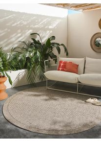 benuta nest Vnitřn&iacute; a venkovn&iacute; koberec Naoto B&eacute;žov&aacute; &oslash; 160 cm B&eacute;žov&aacute; Okraj,Jednobarevn&yacute;