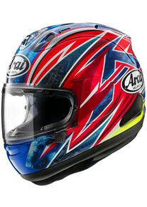 Arai RX-7V Evo Ogura 2023, full face helmet , color: Blue/Red/Neon-Yellow , size: L