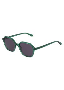 Fielmann ABC 071 SUN FA CHARLIE | unisex slunečn&iacute; br&yacute;le | Čtvercov&yacute; | Obruba: Acet&aacute;t Vstřikovan&yacute; Zelen&aacute; | Barva čoček: &Scaron;ed&aacute; Celobarevn&eacute;