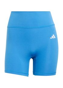 adidas Performance Ženy Sportovn&iacute; kalhoty 'Optime Essentials' světlemodr&aacute; / b&iacute;l&aacute; S