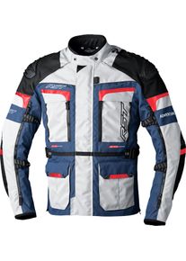 RST Pro Adventure-X, textile jacket waterproof , color: Light Grey/Blue/Red/Black , size: 5XL