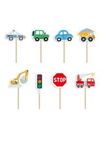 Z�pichy na dort Auta 8 ks