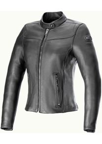 Alpinestars Tory, leather jacket women , color: Black/Black , size: L