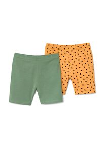 Tchibo - Dětsk&eacute; cyklistick&eacute; leg&iacute;ny - vel. 146/152 - barva: čern&aacute;/s punt&iacute;ky