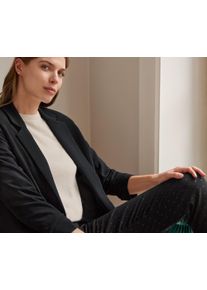 Tchibo - Blejzr s nařasen&yacute;mi ruk&aacute;vy - pro ženy - vel. 36 - barva: čern&aacute;