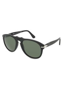 Persol 0PO0649 | p&aacute;nsk&eacute; slunečn&iacute; br&yacute;le | Pilot | Obruba: Acet&aacute;t Čern&aacute; | Barva čoček: Zelen&aacute; Celobarevn&eacute;