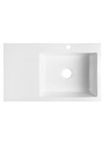 SAPHO AVORIA keramick&yacute; dřez s odkapem, 86x51 cm, b&iacute;l&aacute; 55086