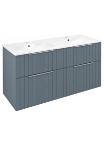 SAPHO CIRASA umyvadlov&aacute; skř&iacute;ňka s dvojumyvadlem 121x66x46cm, siena strip CR121-4242S-21