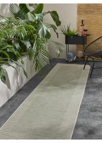 benuta nest Vnitřn&iacute; a venkovn&iacute; běhoun Bronco M&aacute;tov&aacute; 80x250 cm0000 M&aacute;tov&aacute; Geometrick&yacute;