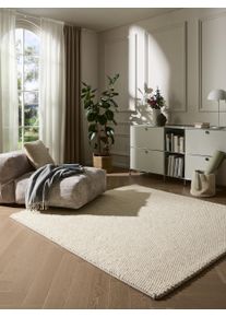 benuta pure Vlněn&yacute; koberec Beads Kr&eacute;mov&aacute; 200x200 cm0000 Kr&eacute;mov&aacute; Jednobarevn&yacute;