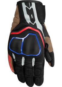 Spidi Sport-GT, gloves , color: Black/Blue/Red/Brown , size: 3XL