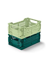 Tchibo - Skl&aacute;dac&iacute; &uacute;ložn&eacute; boxy - barva: zelen&aacute;