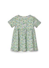 Tchibo - Dětsk&eacute; žebrovan&eacute; &scaron;aty - pro miminko - vel. 86/92 - barva: zelen&aacute;/květovan&yacute;