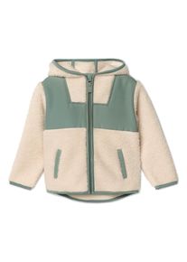 Tchibo - Dětsk&aacute; ply&scaron;ov&aacute; bunda - p&aacute;nsk&eacute; - vel. 110/116 - barva: zelen&aacute;