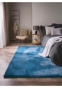 benuta nest Uměl&eacute; kož&iacute;&scaron;kov&eacute; koberce Dave Petrolejov&aacute; 160x230 cm0000 Petrolejov&aacute; Jednobarevn&yacute;