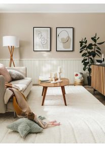 benuta nest Shaggy koberec Emy Kr&eacute;mov&aacute; 140x200 cm Kr&eacute;mov&aacute; Duha,Jednobarevn&yacute;