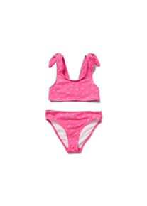 Tchibo - Dětsk&eacute; bikiny - d&aacute;msk&eacute; - vel. 110/116 - barva: růžov&aacute;/s potiskem