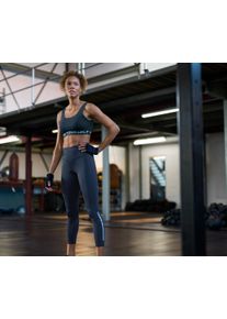 Tchibo - Beze&scaron;v&aacute; sportovn&iacute; podprsenka - pro ženy - vel. M 40/42 - barva: modr&aacute;