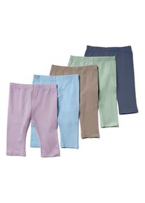 Tchibo - Dětsk&eacute; leg&iacute;ny v 3/4 d&eacute;lce - d&aacute;msk&eacute;|p&aacute;nsk&eacute; - vel. 122/128 - barva: modr&aacute;