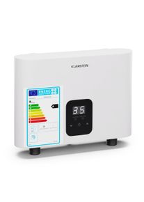 Klarstein Průtokov&yacute; ohř&iacute;vač vody Blaze Flow, 5,5 kW, lit&eacute; hlin&iacute;kov&eacute; topn&eacute; těleso, konstantn&iacute; teplota 35 &deg;C