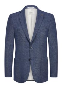 Velk&eacute; Velikosti - Carl Gross - Strukturovan&eacute; sako s lnem a strečem, 24/7 Flex, Modern Fit - 110 - Modr&aacute;