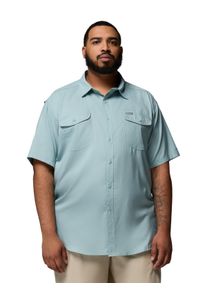 Velk&eacute; Velikosti - Columbia - Funkčn&iacute; ko&scaron;ile s kr&aacute;tk&yacute;m ruk&aacute;vem Utilizer II se dvěma n&aacute;prsn&iacute;mi kapsami - 6XL - M&aacute;tově Zelen&aacute;
