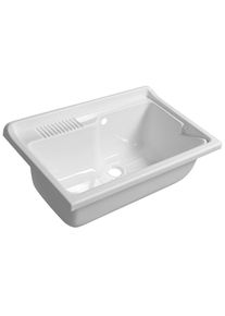 aqua-line AQUALINE V&yacute;levka na skř&iacute;ňku 80x50cm, plast b&iacute;l&aacute; PI8050