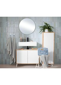 Tchibo - Ručn&iacute;ky s pruhy - barva: modr&aacute;