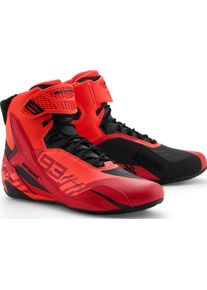 Alpinestars MM93 Faster 4, shoes , color: Neon-Red/Red/Black , size: 6 US