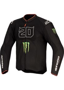 Alpinestars FQ20 T-SPS Air V2 Monster, textile jacket , color: Black/White , size: XL