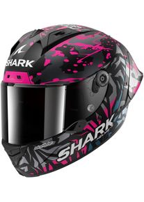 SHARK Aeron-GP FIM Racing 02 Replica Redding, full face helmet , color: Matt Black/Grey/Pink/Turquoise , size: XXL