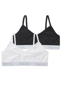 Bench D&iacute;vka Podprsenka čern&aacute; / b&iacute;l&aacute; 134/140