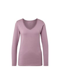 Tchibo - T&iacute;lko s dlouh&yacute;m ruk&aacute;vem - pro ženy - vel. S 36/38 - barva: fialov&aacute;