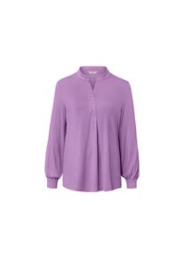 Tchibo - Halenkov&eacute; triko s knofl&iacute;kovou l&eacute;gou - pro ženy - vel. L 44/46 - barva: fialov&aacute;