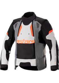Alpinestars Halo, textile jacket Drystar , color: Black/Grey/Light Grey/Orange , size: 3XL