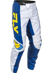 Fly Racing F-16 S25, textile pants , color: White/Blue/Yellow , size: 28