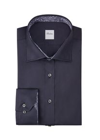 Stenstr&ouml;ms Velk&eacute; Velikosti - Stenstr&ouml;ms - Twillov&aacute; ko&scaron;ile z dvojit&eacute; super bavlny s &uacute;pravou, Regular - 45 - N&aacute;mořnick&aacute; Modr&aacute;